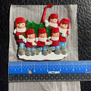 Christmas Ornaments- Family of (6)